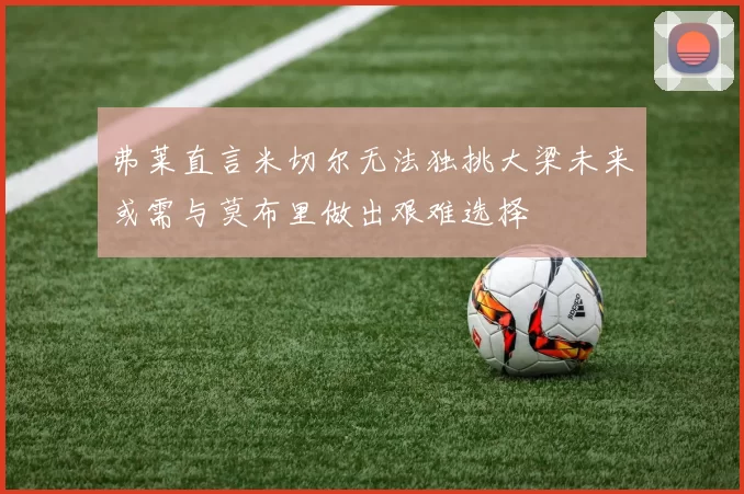 弗莱直言米切尔无法独挑大梁未来或需与莫布里做出艰难选择